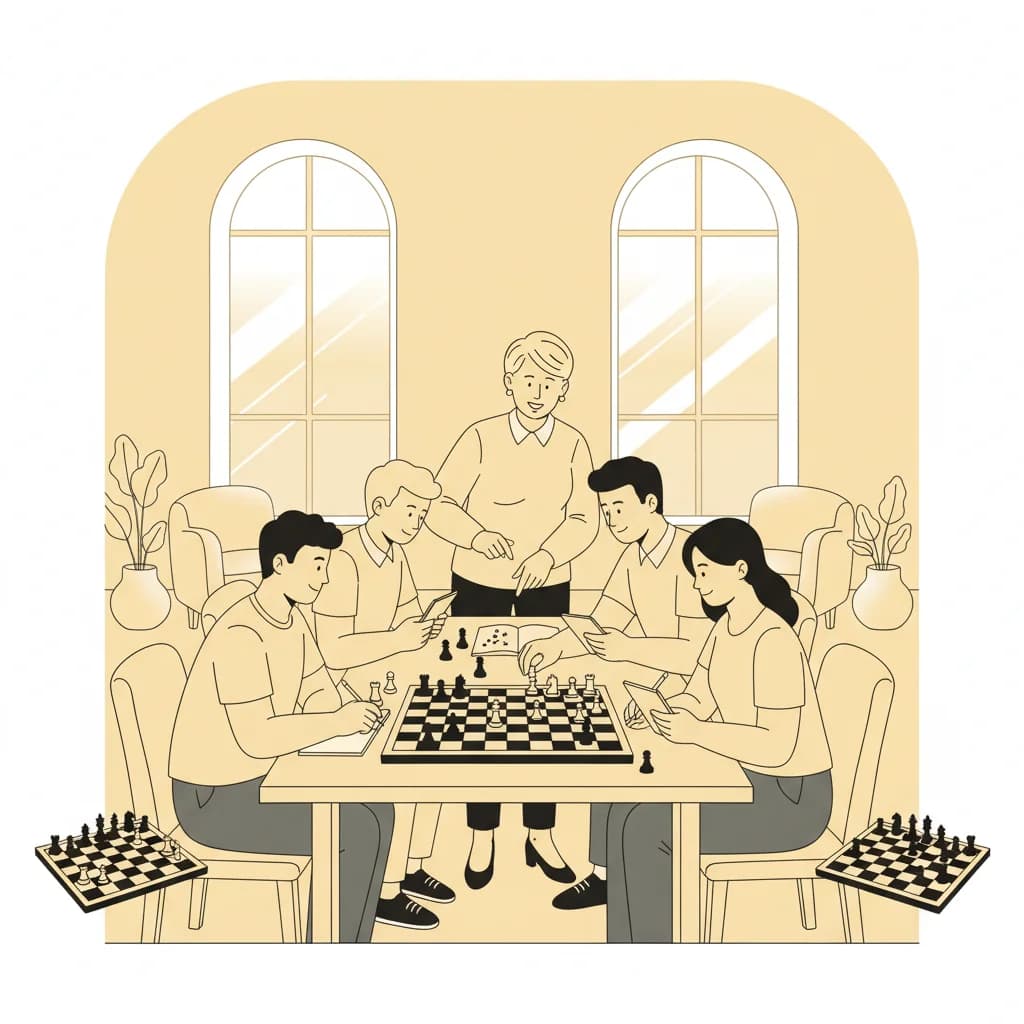 Masterclass d'échecs en petit groupe, 8 heures intensives