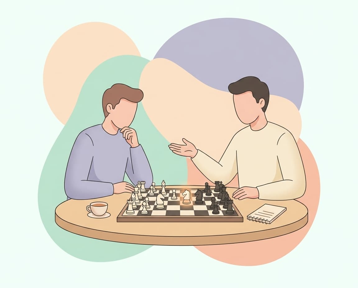 Illustration : une première séance de coaching échecs avec JD